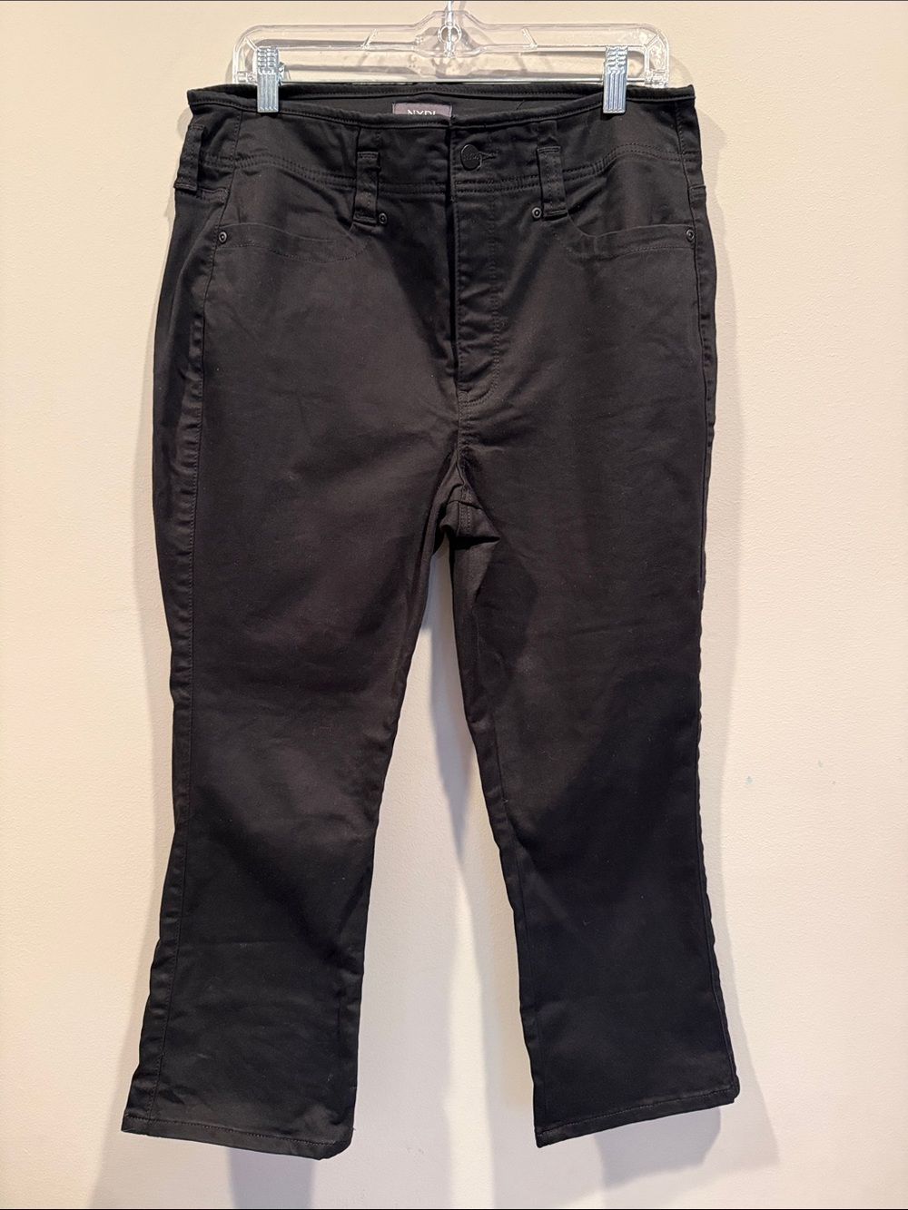 NYDJ Ami Skinny Jeans in Solid Black